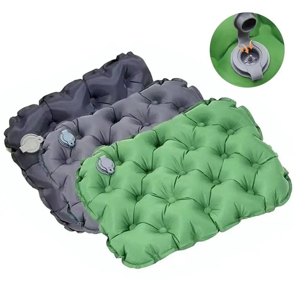 Outdoor Camping Quilt - Portable Inflatable Seat Cushion Outdoor Camping