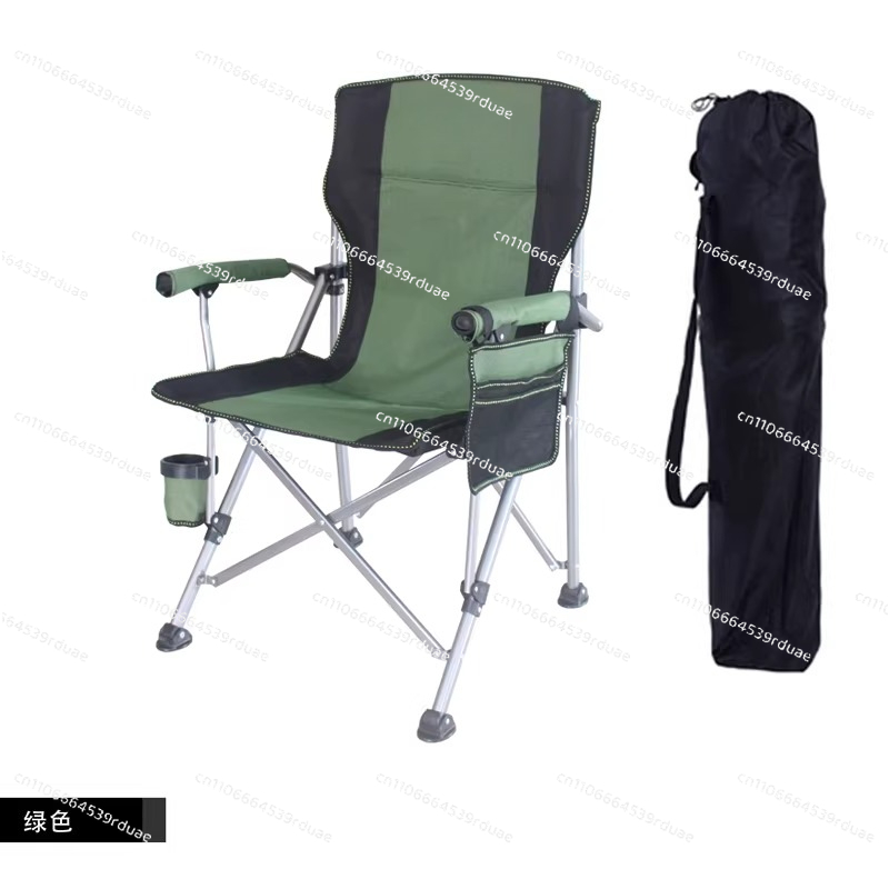 Outdoor Oversized Camping Chair - Oversized Outdoor Leisure Folding Chair With