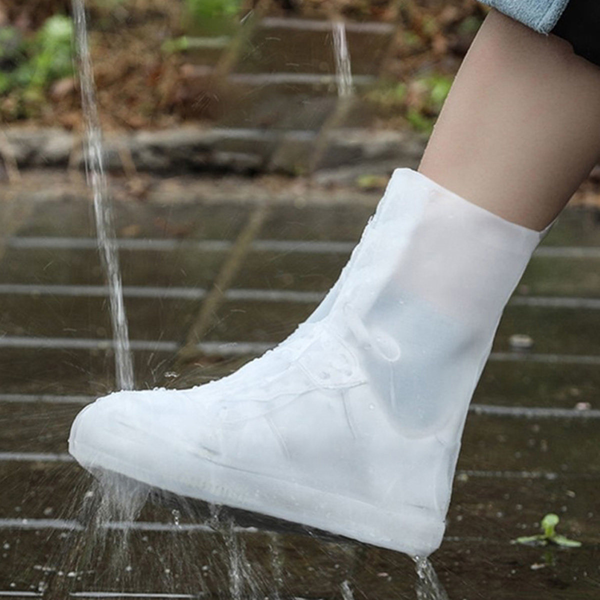 Travel Outdoor Camping Youtube - 1Pair Waterproof Shoe Covers Rainproof Non-Slip