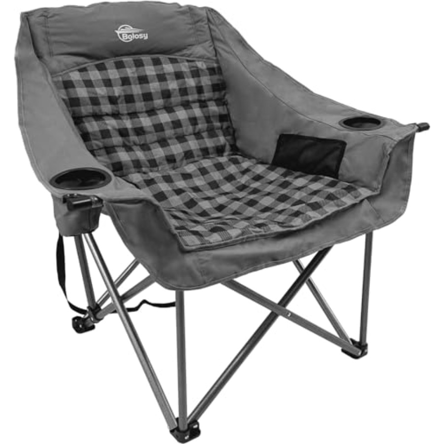 Outdoor Oversized Camping Chair - Oversized Camping Chairs for Adults: Heavy