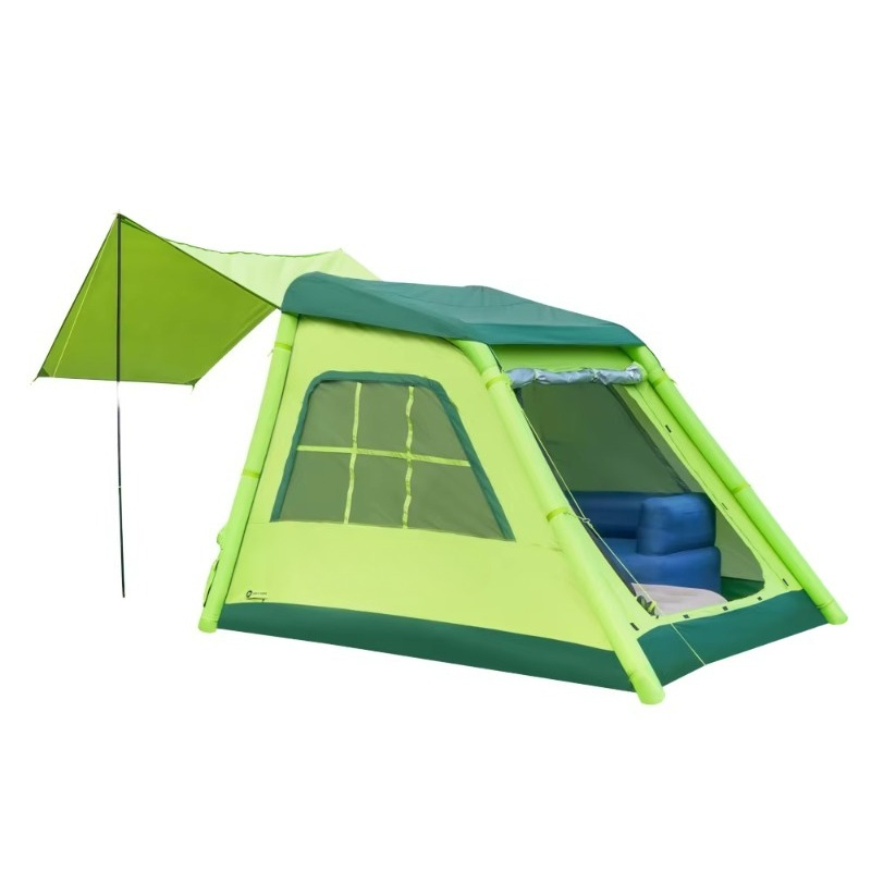 Outdoor Camping Backpack - Portable Oxford Waterproof Inflatable Air Tent