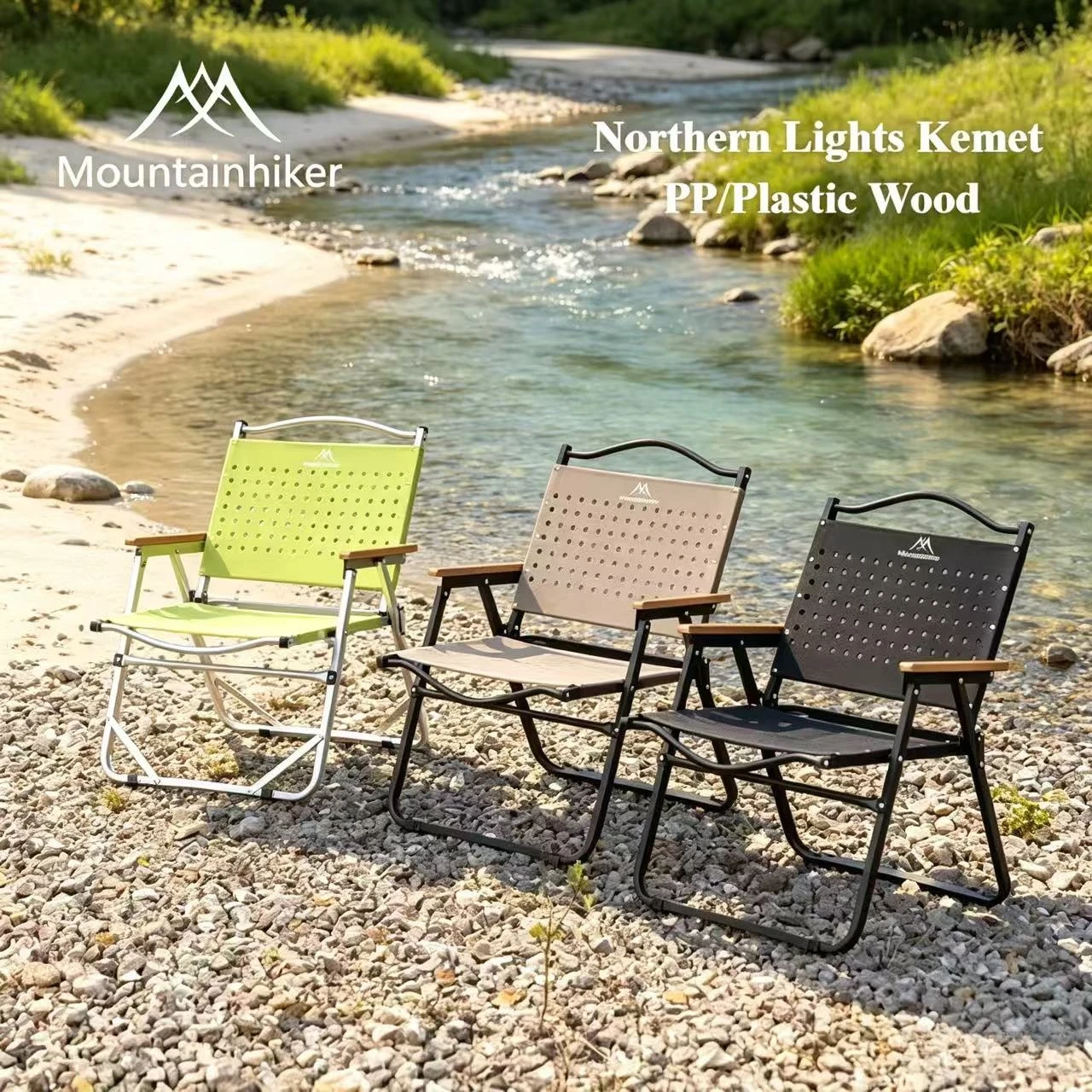 Outdoor Camping Recliner Chairs - MOUNTAINHIKER Camping Chair Portable Folding Kermit