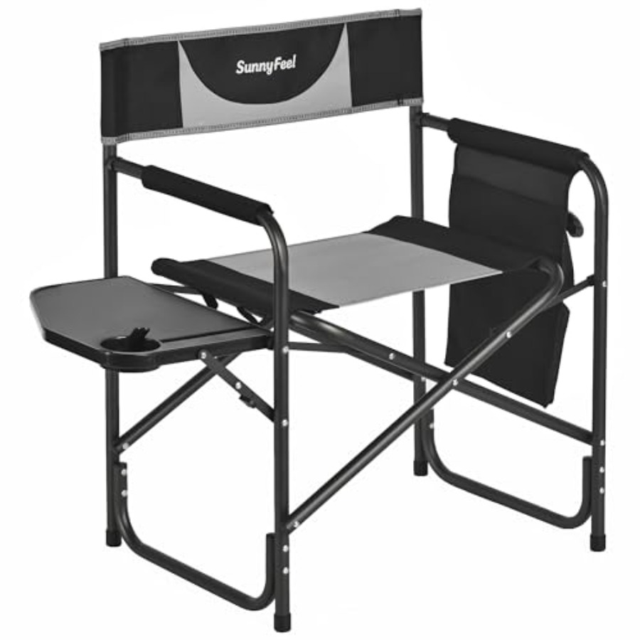 Outdoor Oversized Camping Chair - Oversized Camping Directors Chair for Outdoor