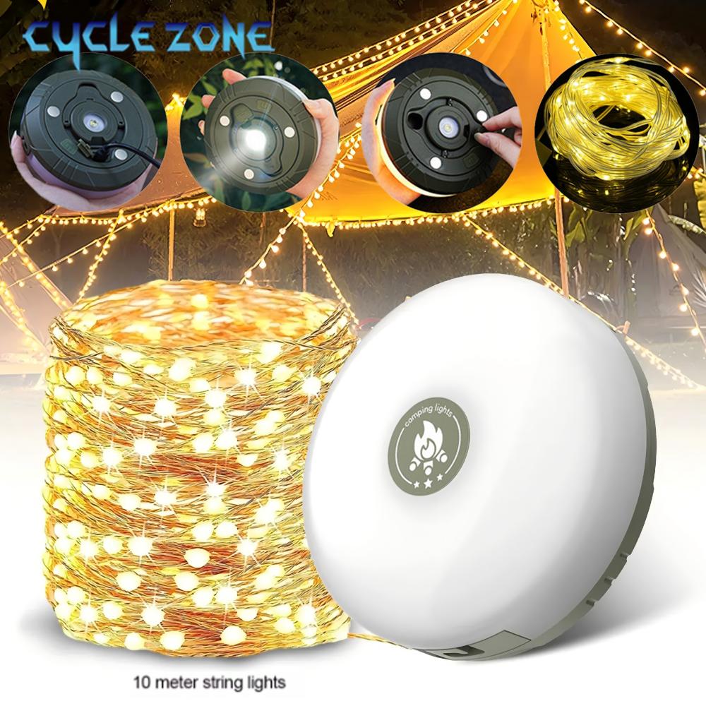 Outdoor Camping Zone - LED Camping Lamp with Reel Strip