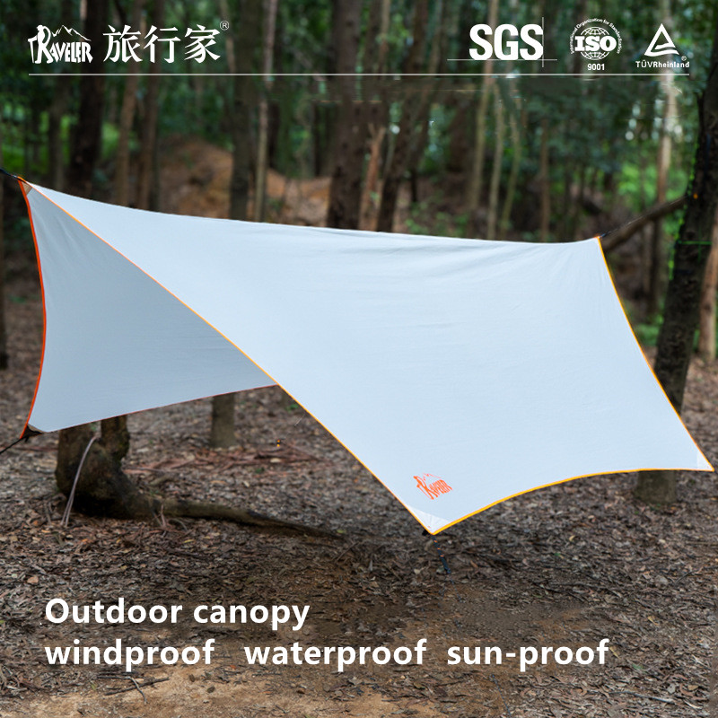 Waterproof Tarp Shelter - Sunshade canopy tent, sun-proof shelter, camping