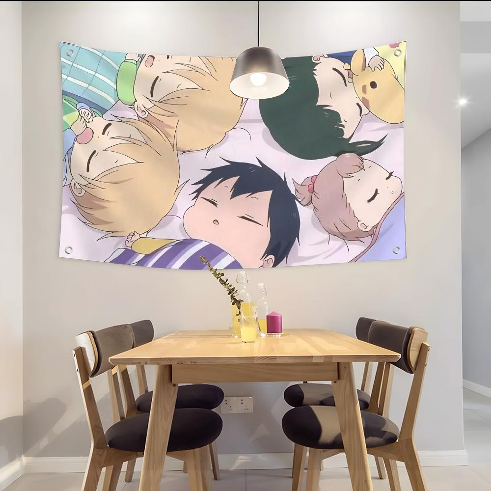 Outdoor Camping Anime - Hot anime Gakuen Babysitters Flags Custom