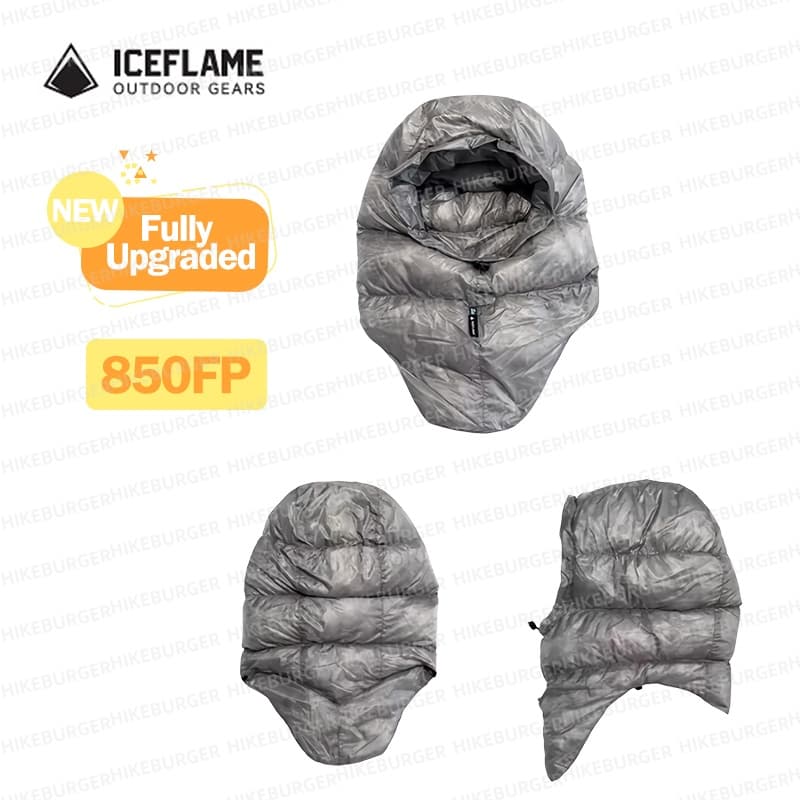 Outdoor Camping Sleeping Bag - ICE FLAME Down Hood Outdoor Camping