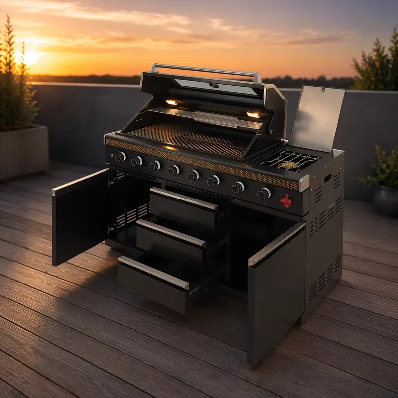 Outdoor Camping Zone - Heavy Duty Gas BBQ Grill Outdoor