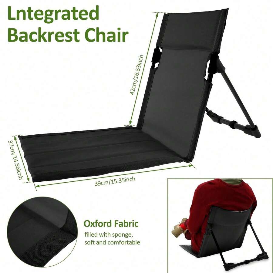 Portable Folding Camping Chair - Outdoor Camping Recliner Chairs recension och pris
