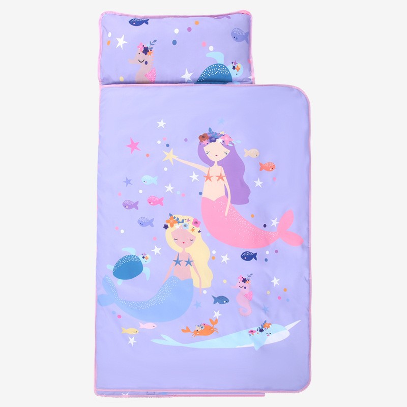 Toddler Nap Mat with Pillow an - Outdoor Camping Sleeping Bag recension och pris
