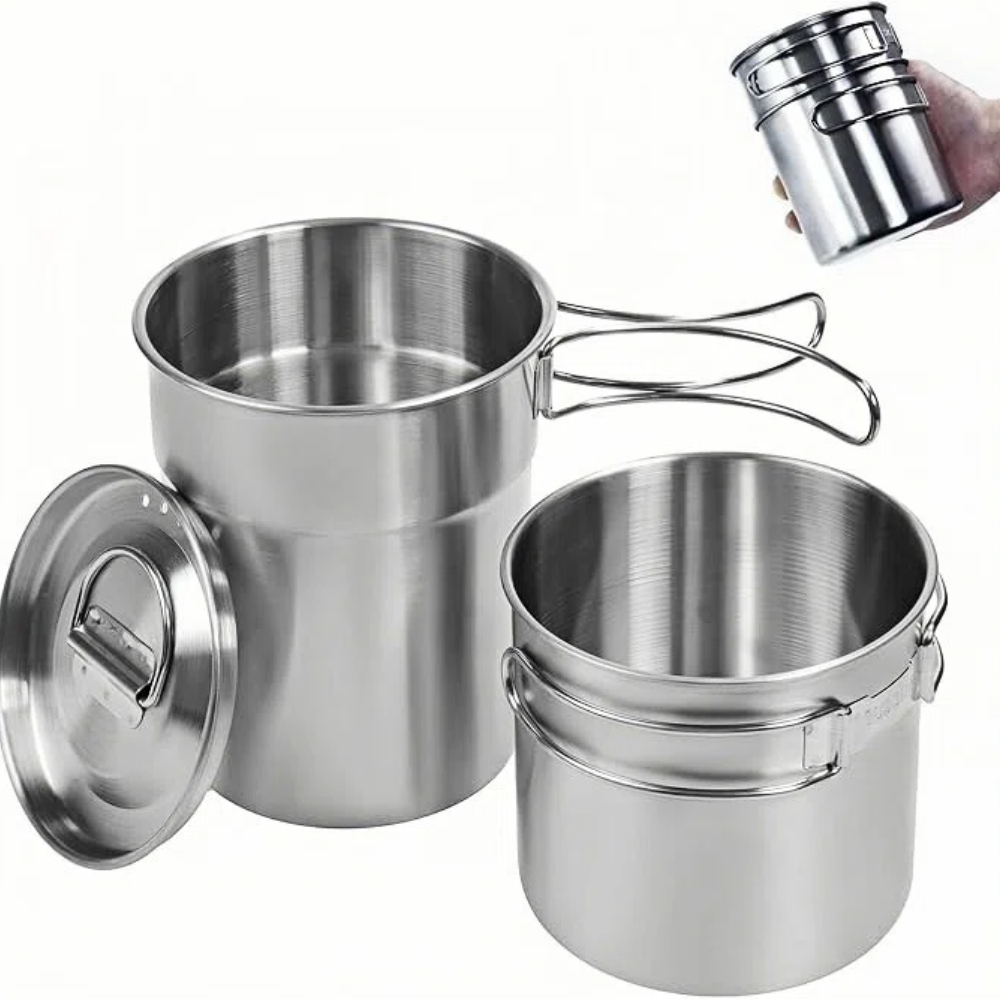 Foldable Camping Cups Mugs Cam - Camp Utensil Set recension och pris