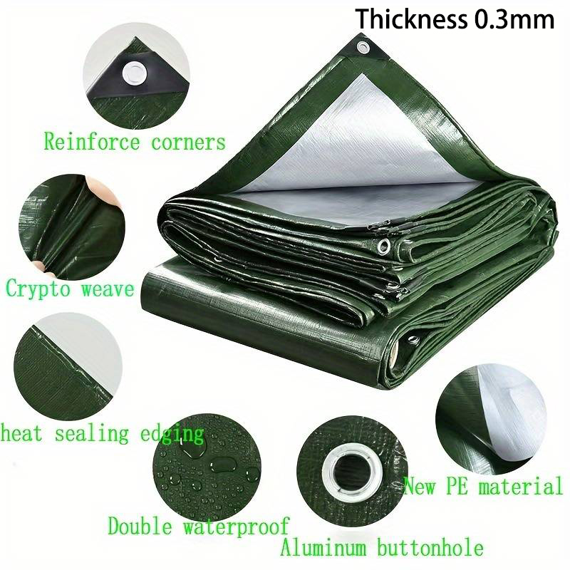 Waterproof Large Tarpaulin Cus - Waterproof Tarp Shelter recension och pris