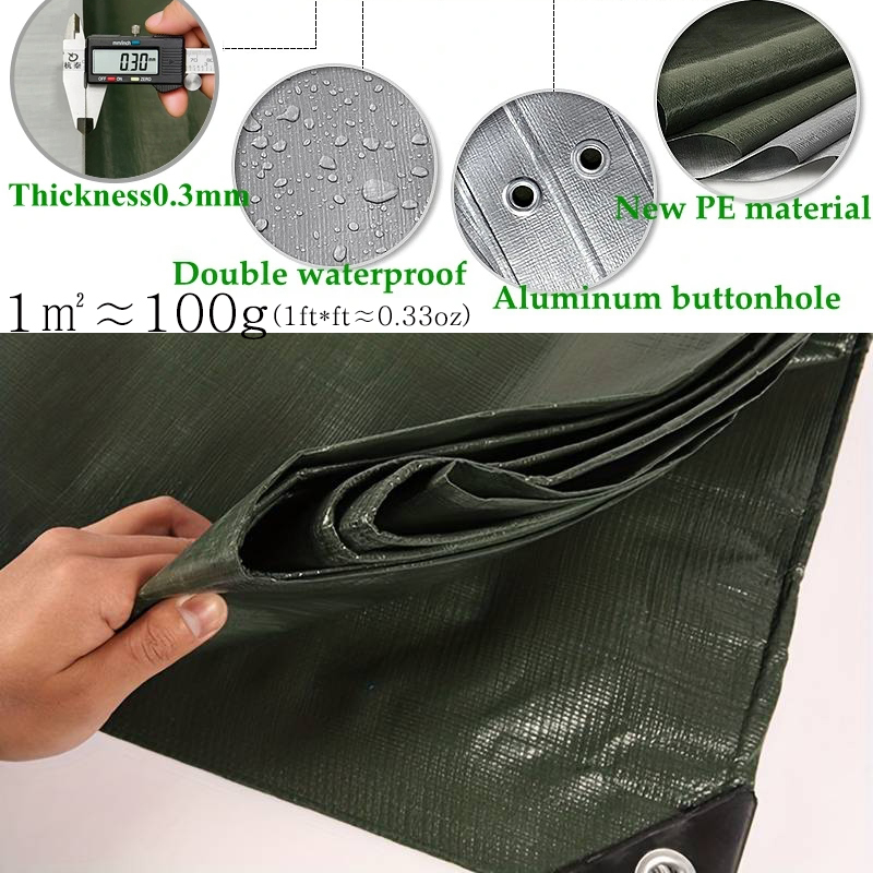 Waterproof Large Tarpaulin Cus - Waterproof Tarp Shelter recension och pris