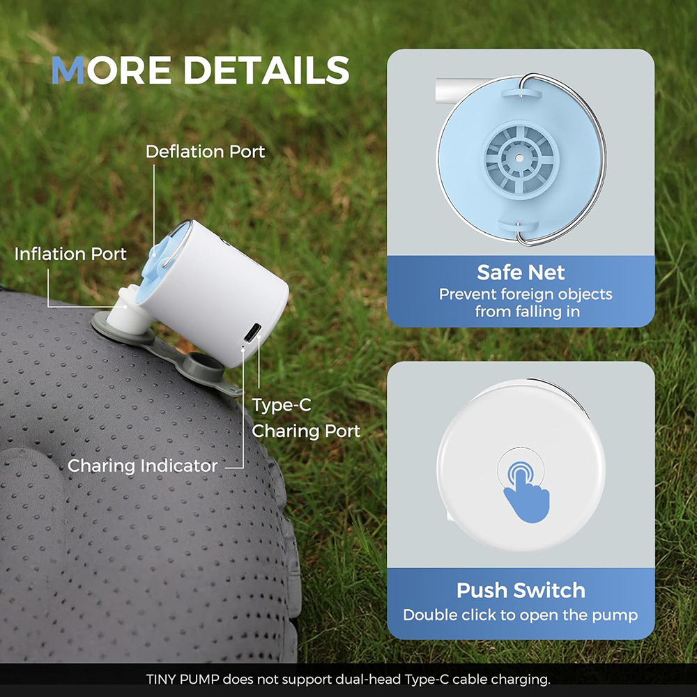 FLEXTAIL Portable Air Pump, Mi - Outdoor Camping Sleeping Bag recension och pris