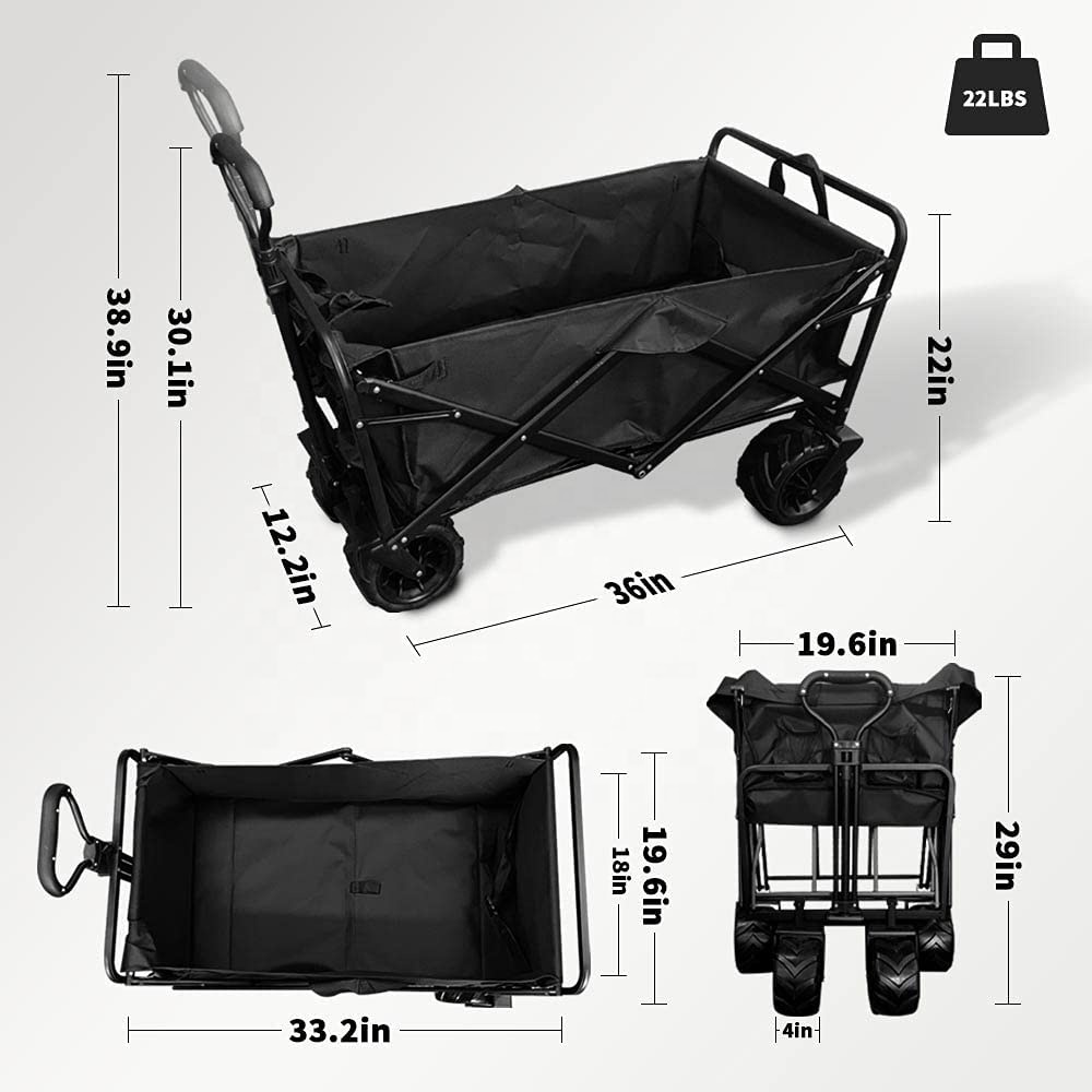 New Large Capacity Big Wheels  - Outdoor Camping Furniture recension och pris