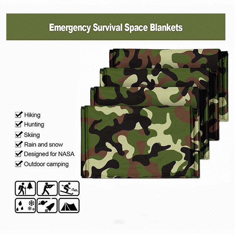 1pcs Emergency Thermal Blanket - Outdoor Camping Quilt recension och pris