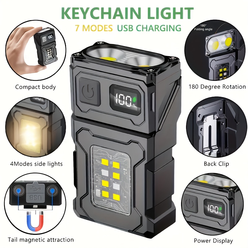 Mini Rechargeable LED Pocket F - Outdoor Camping Decor recension och pris