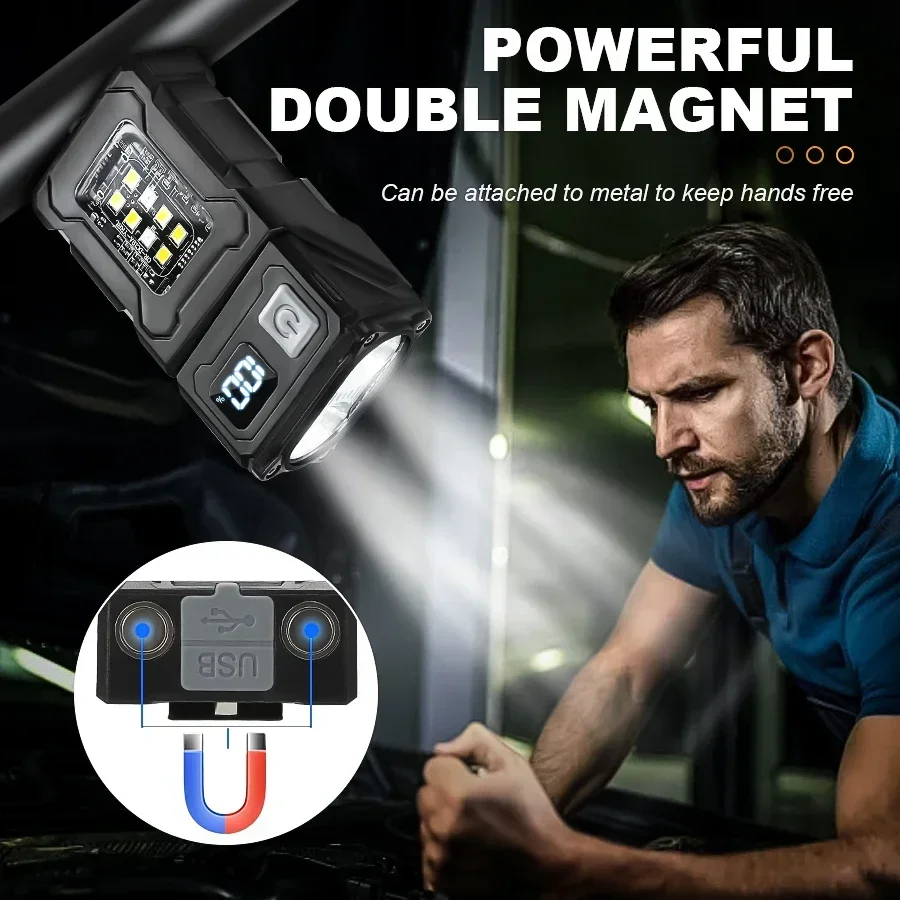 Mini Rechargeable LED Pocket F - Outdoor Camping Decor recension och pris
