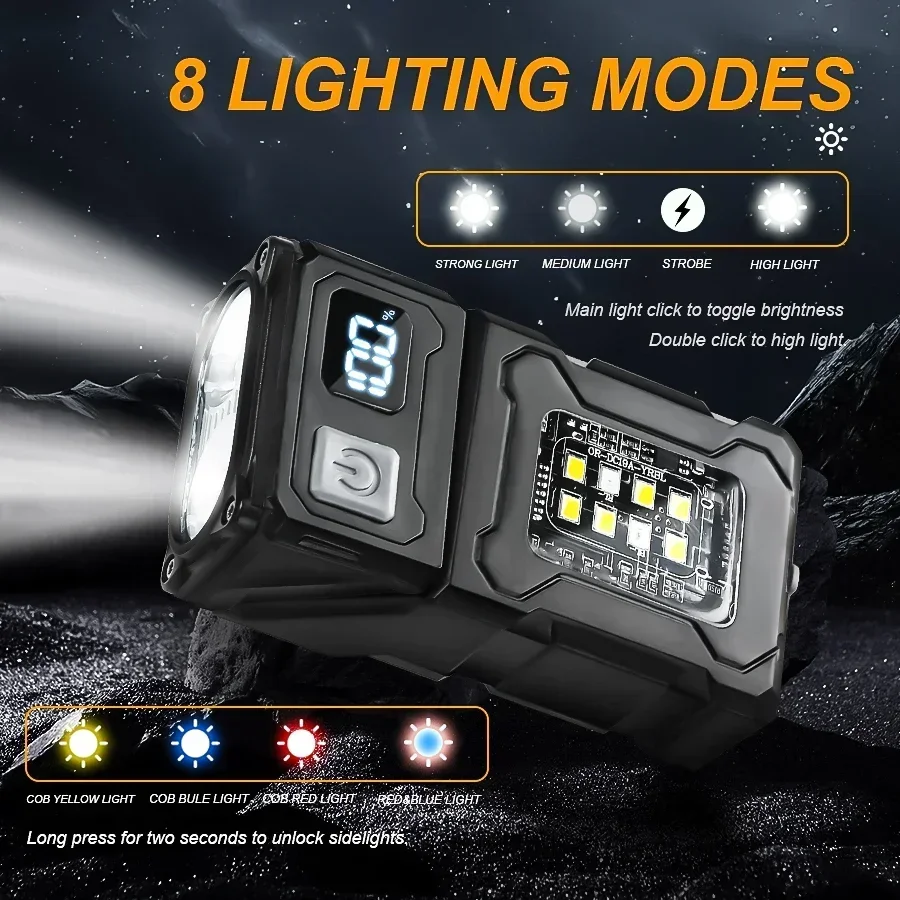 Mini Rechargeable LED Pocket F - Outdoor Camping Decor recension och pris