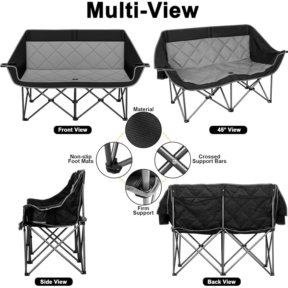 Doule Camping Chair,2 Person C - Outdoor Oversized Camping Chair recension och pris