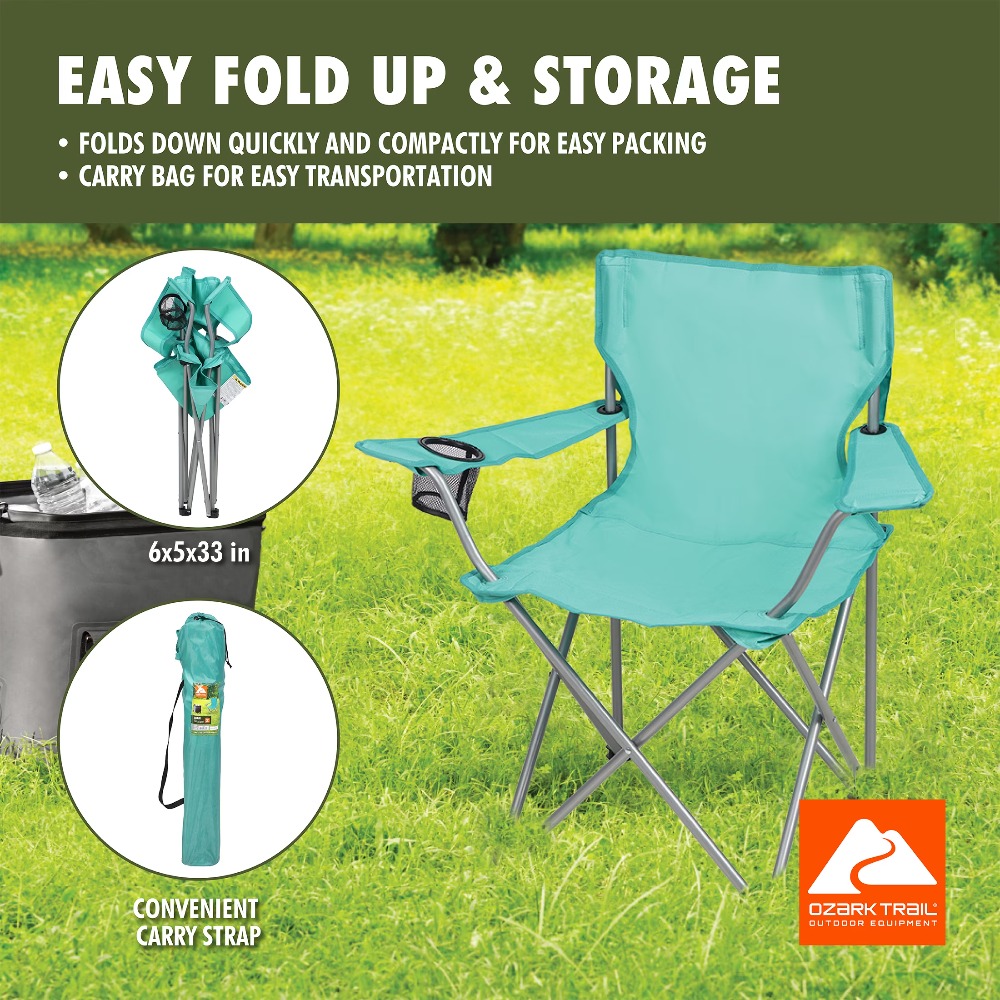 Foldable Quad Camping Chair wi - Outdoor Camping Recliner Chairs recension och pris