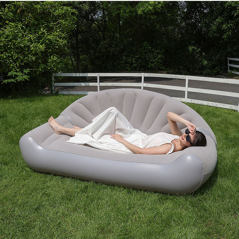 Fan Shaped Inflatable Sofa 2 P - Outdoor Camping Lounge Chairs recension och pris