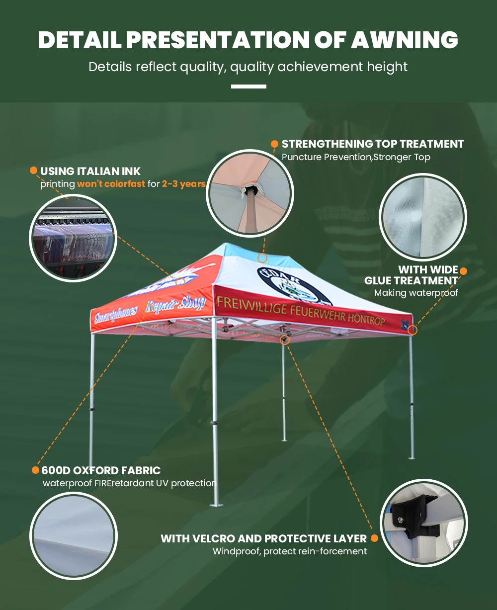 High Quality 10x10ft Camping P - Outdoor Camping Ute recension och pris