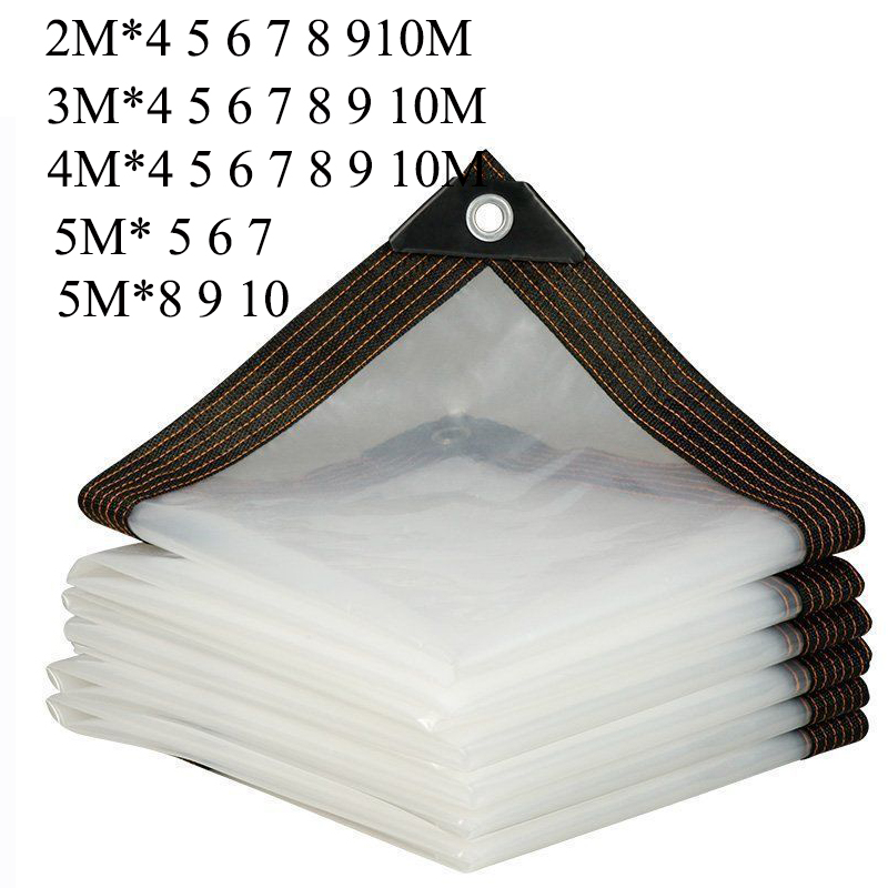 Transparent Tarpaulin 2*3 4 5  - Waterproof Tarp Shelter recension och pris
