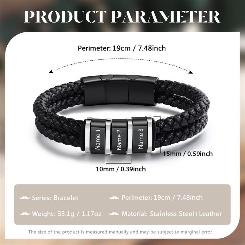 Personalized Bracelets for Men - Paracord Bracelet recension och pris