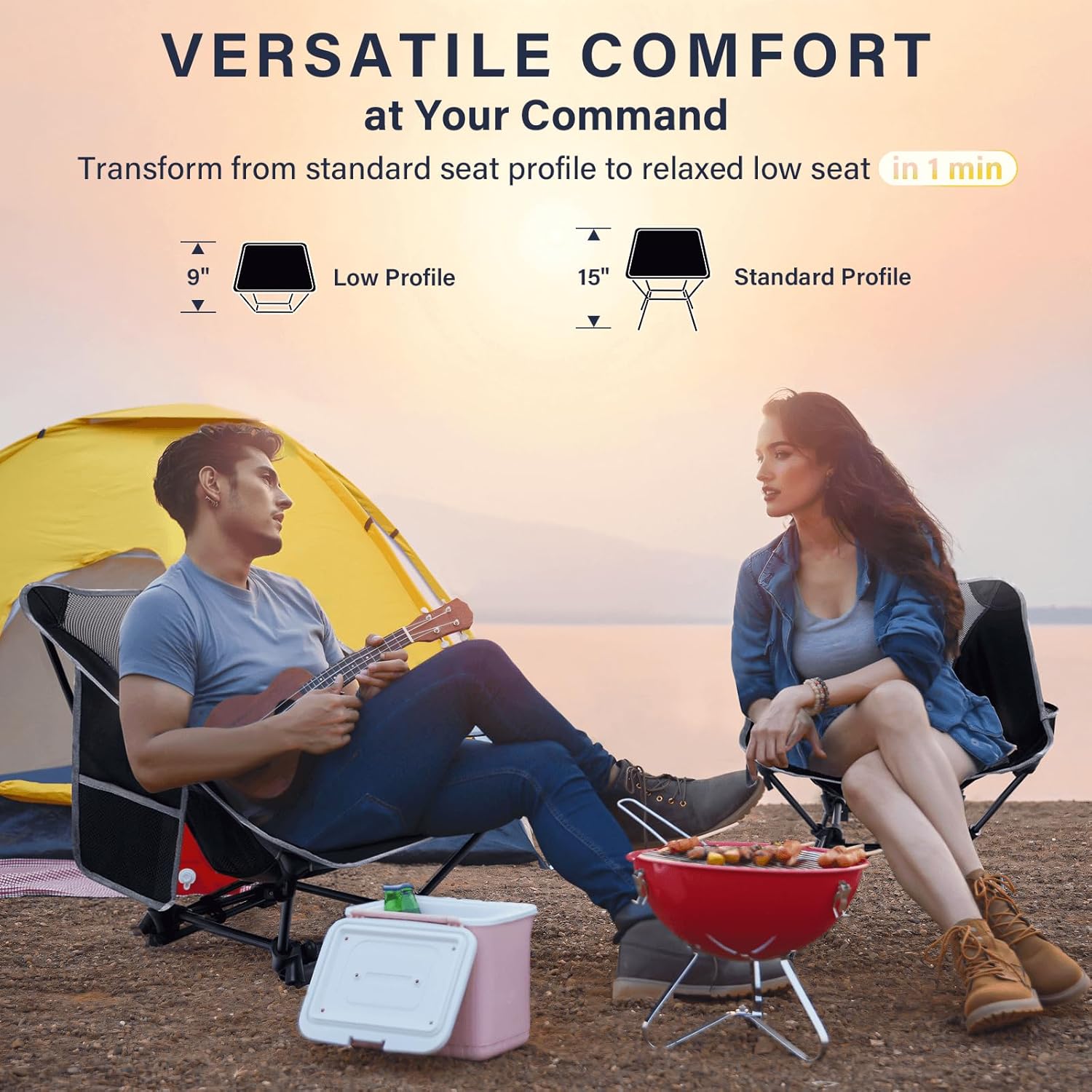Lightweight Camping Chair,Camp - Outdoor Camping Furniture recension och pris