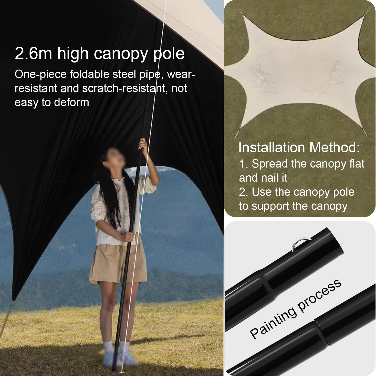 360 Sun Protection Canopy Tent - Outdoor Camping Ute recension och pris
