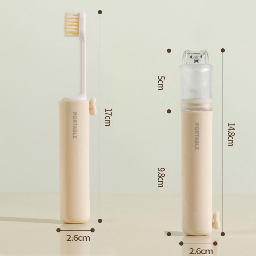 Cute 2-IN-1 Travel Toothbrush  - Travel Outdoor Camping Youtube recension och pris