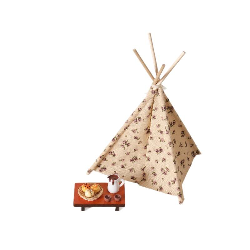 1:12 Scale Camping Tent Model  - Outdoor Camping Decor recension och pris
