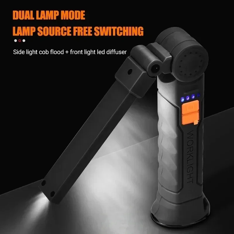 Portable COB LED Flashlight US - Outdoor Camping Decor recension och pris