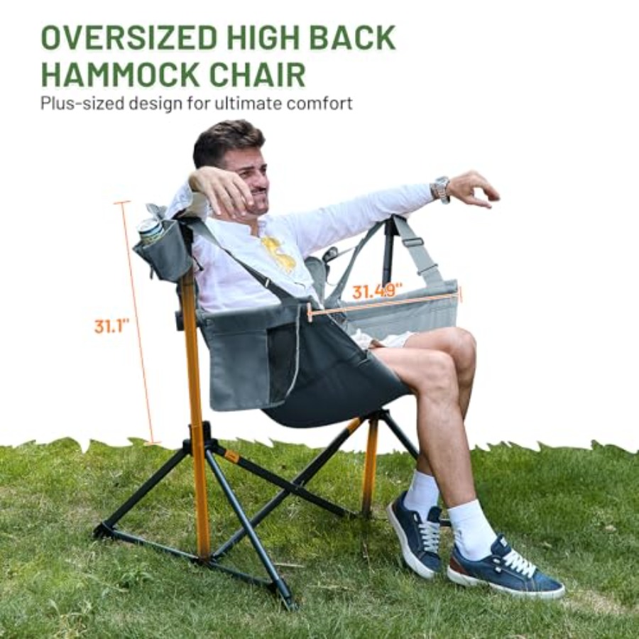zz-Hammock Camping Chair, Over - Outdoor Oversized Camping Chair recension och pris