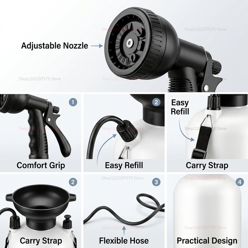 5L Portable Camping Shower Man - Outdoor Camping Shower recension och pris