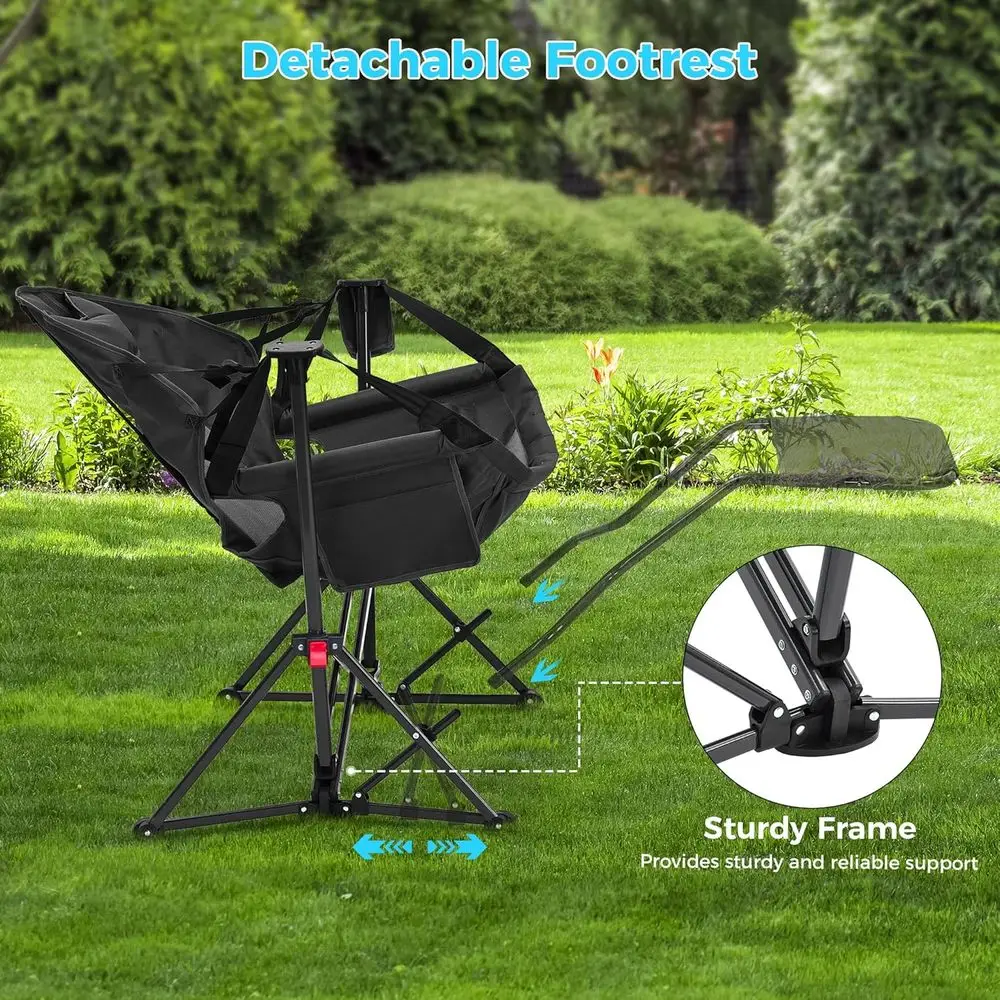 Portable Oversized Hammock Cam - Outdoor Oversized Camping Chair recension och pris