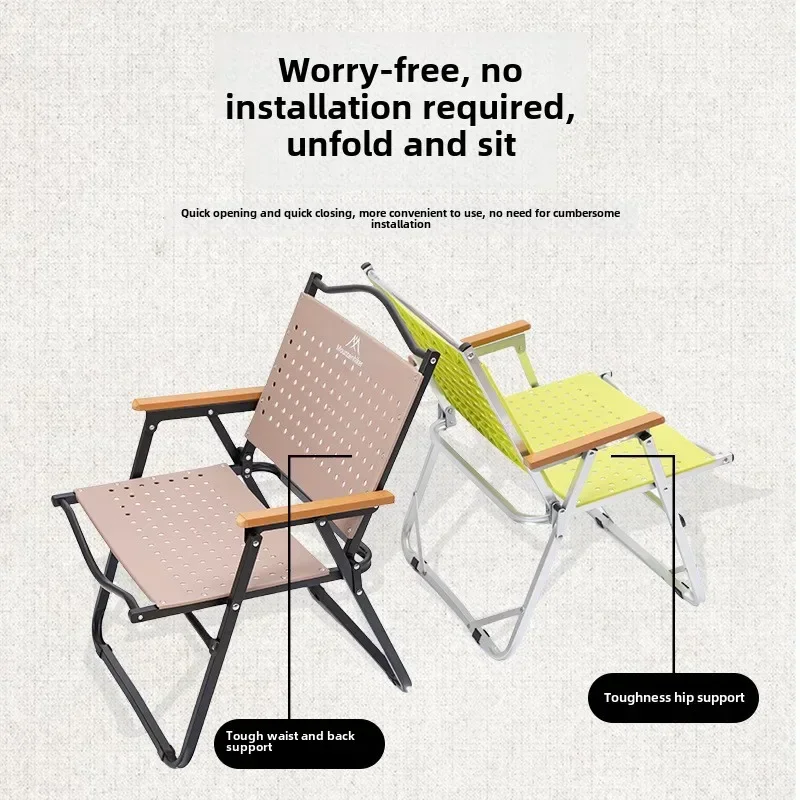 MOUNTAINHIKER Camping Chair Po - Outdoor Camping Recliner Chairs recension och pris
