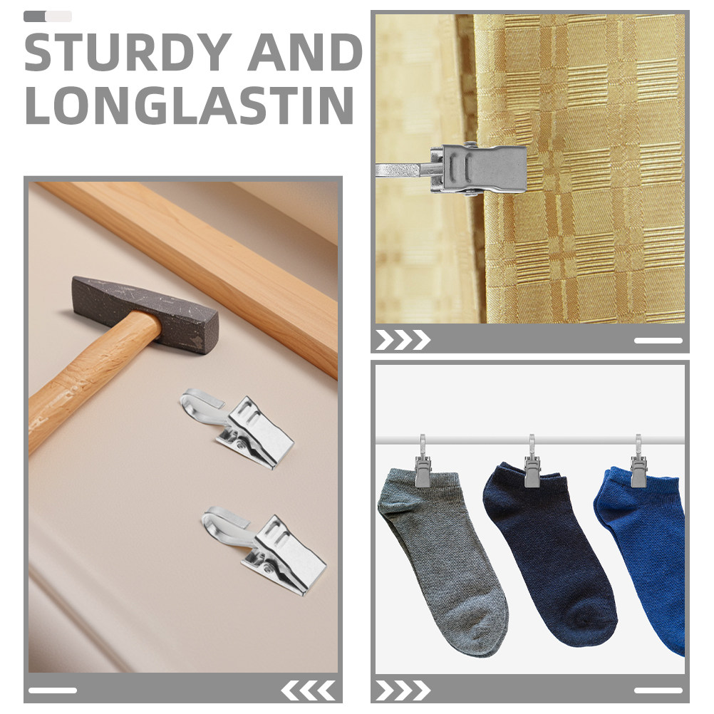 25Pcs Stainless Steel Curtain  - Outdoor Camping Decor recension och pris
