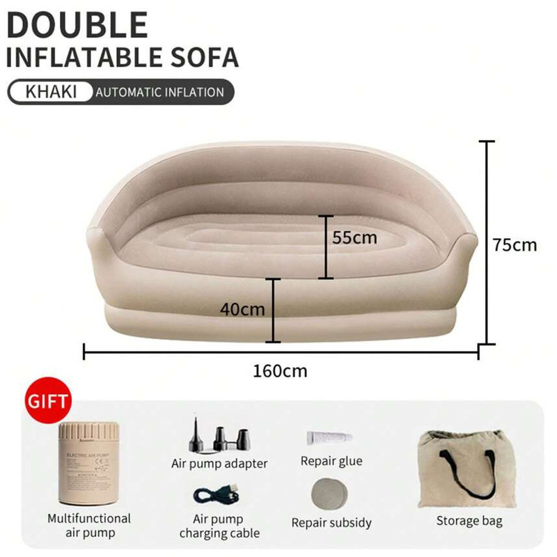 Automatic Inflatable Sofa Outd - Outdoor Camping Lounge Chairs recension och pris