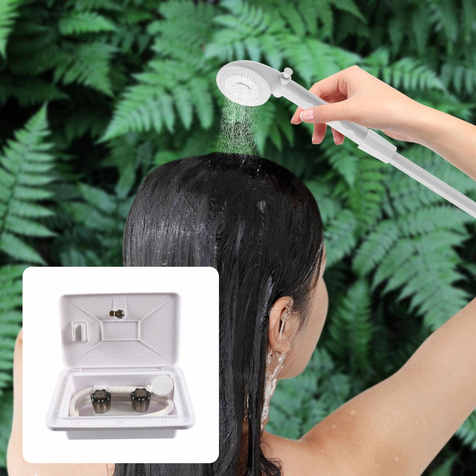 RV Exterior Shower Box Compact - Outdoor Camping Shower recension och pris
