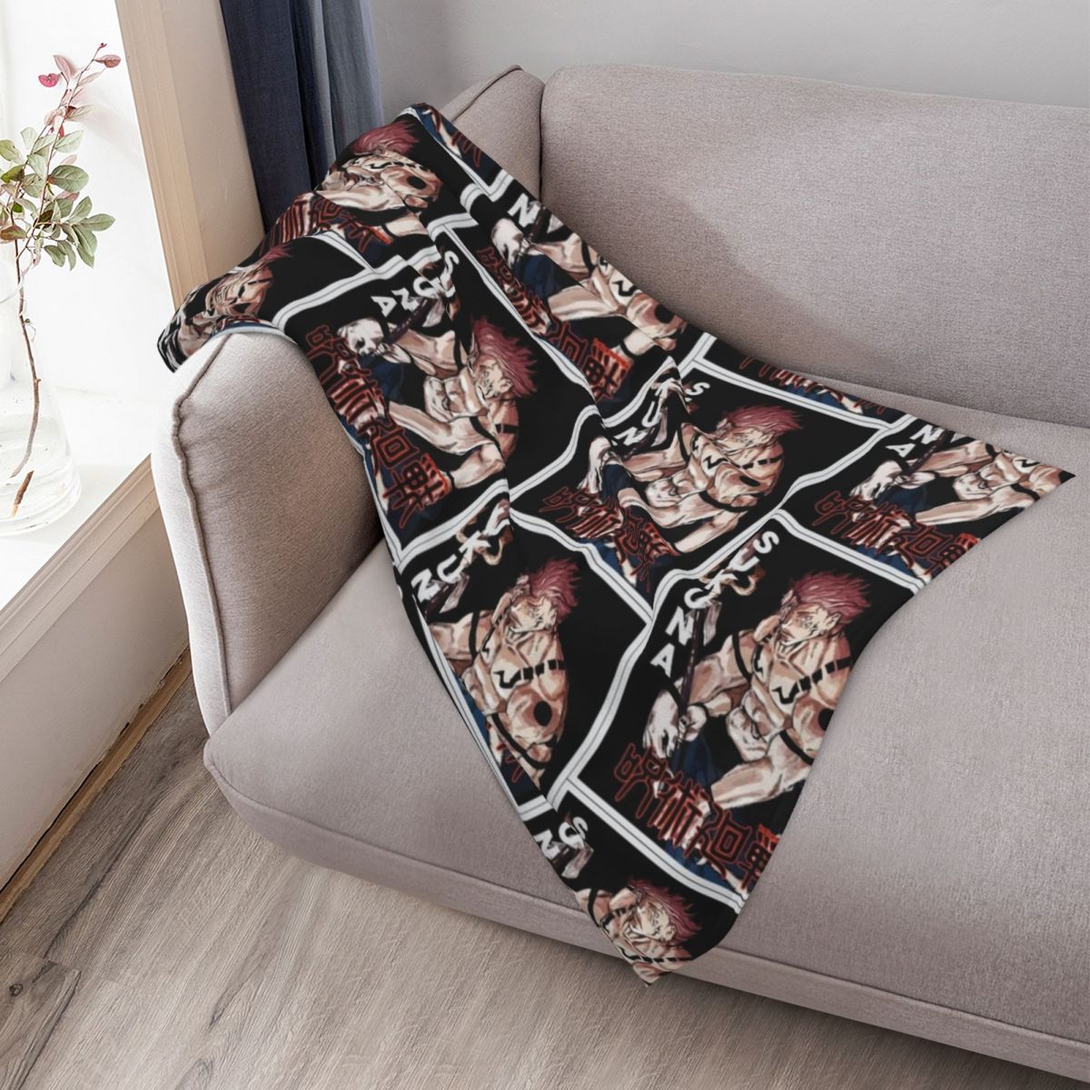 Sukuna , Anime Throw Blanket O - Outdoor Camping Anime recension och pris