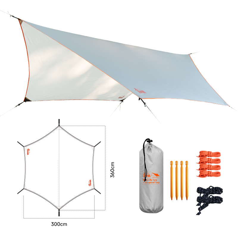 Sunshade canopy tent, sun-proo - Waterproof Tarp Shelter recension och pris