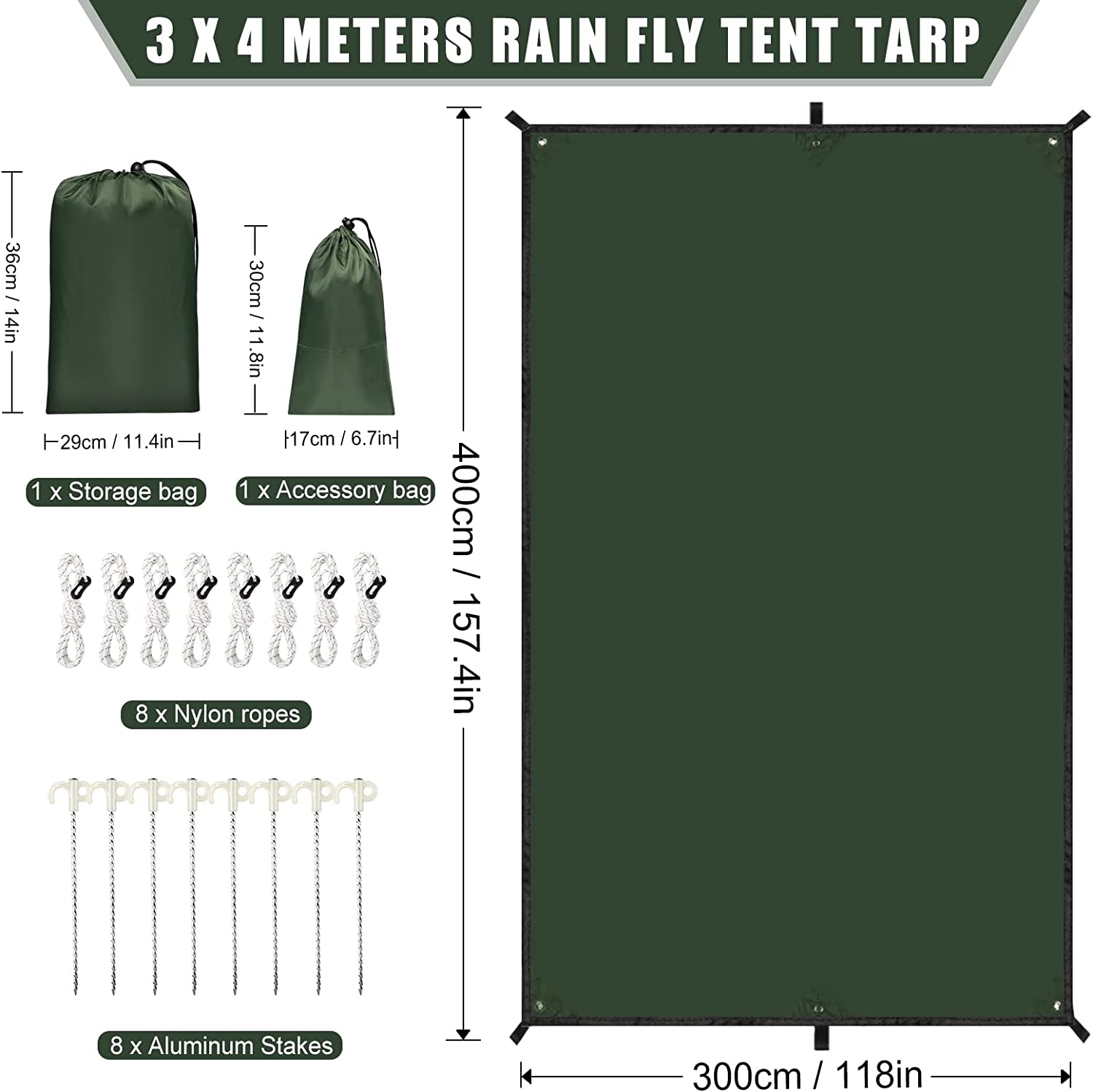 2026 Waterproof Camping Tarp,  - Waterproof Tarp Shelter recension och pris