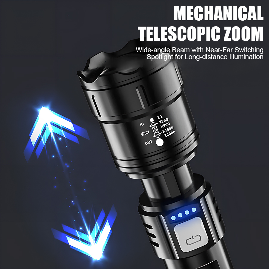 High Power P50 LED Flashlight  - Outdoor Camping Decor recension och pris