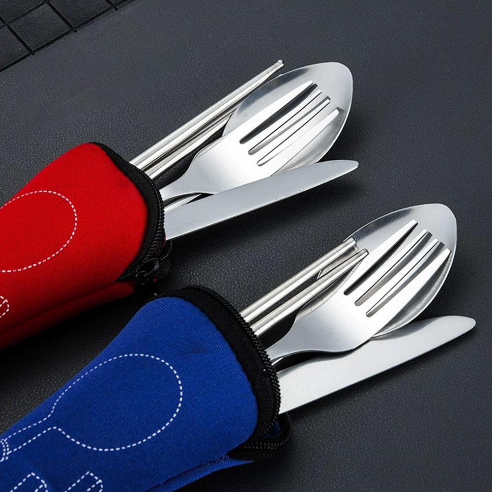 Picnic Set Tableware Washable  - Camp Utensil Set recension och pris
