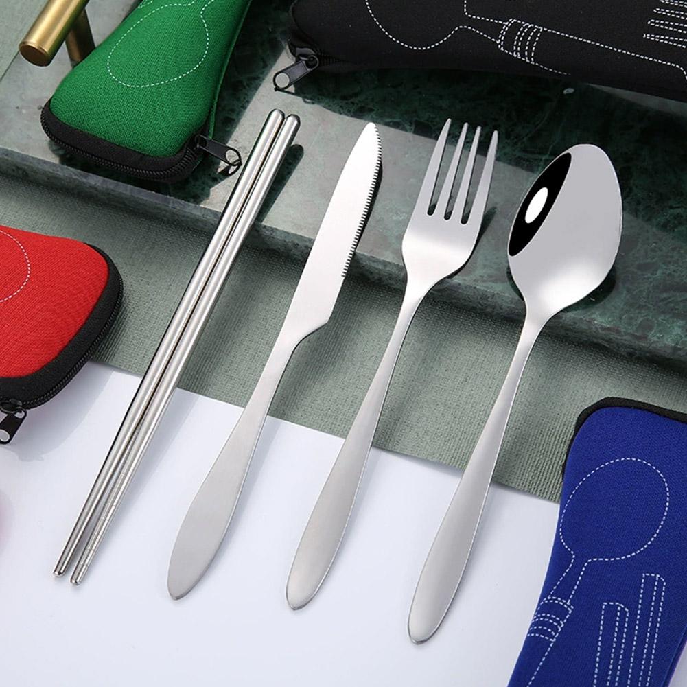 Picnic Set Tableware Washable  - Camp Utensil Set recension och pris