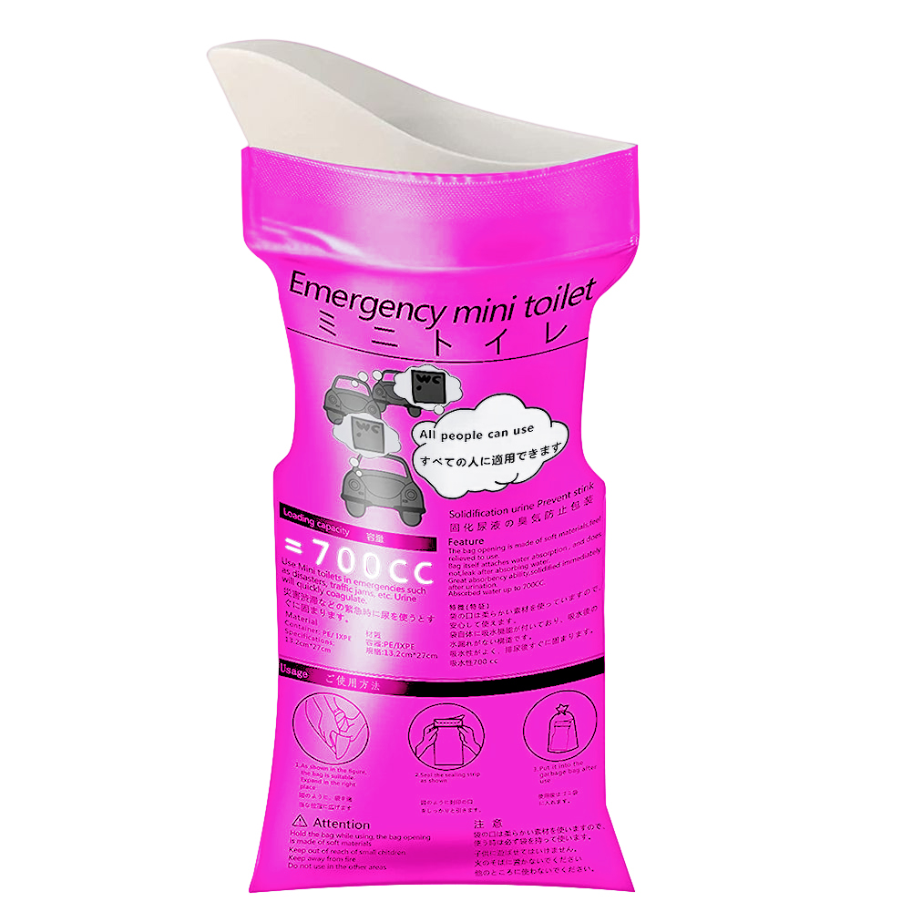 700ml Urinal Toilet Bag Unisex - Outdoor Camping Bathroom recension och pris