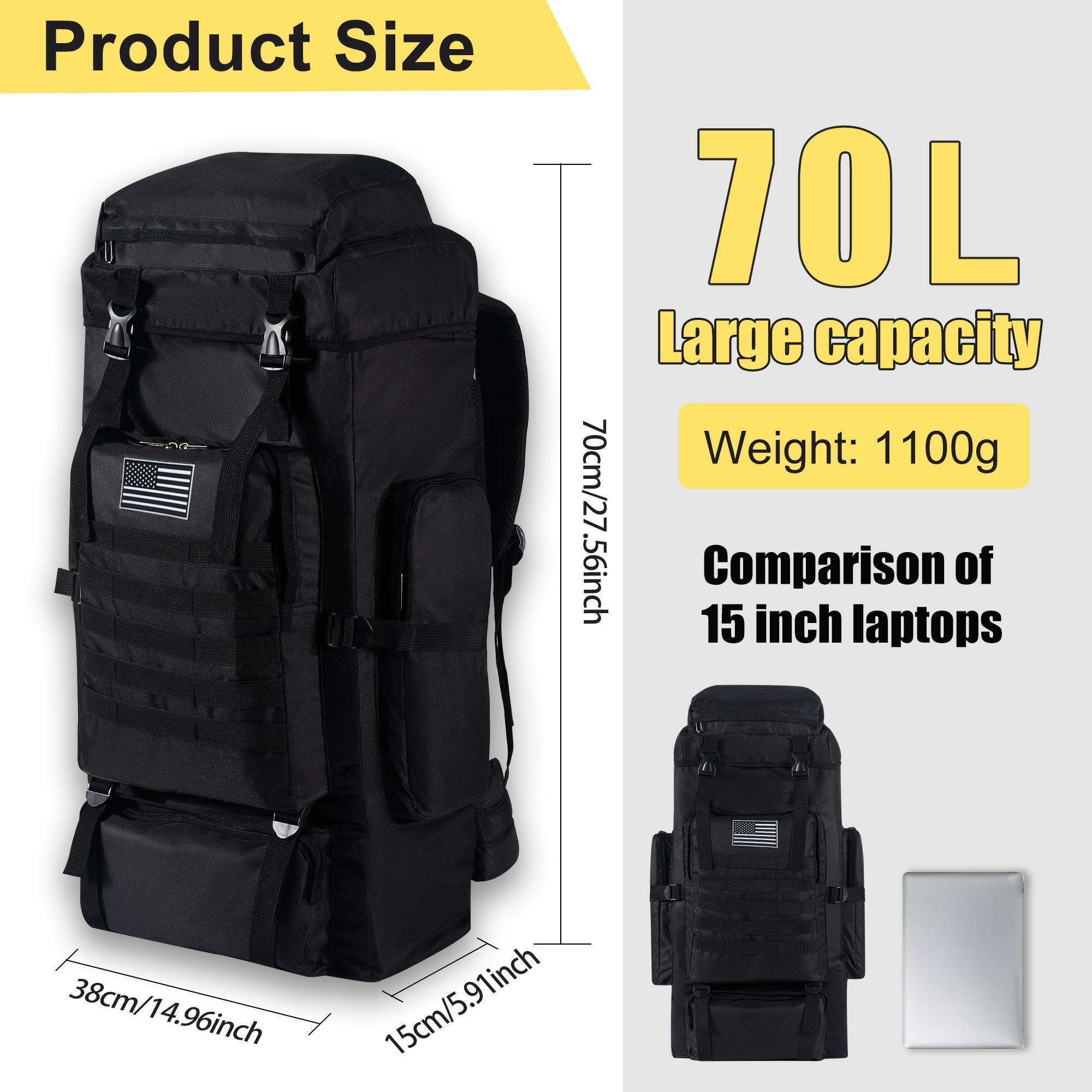 70L Professional Hiking Backpa - Outdoor Camping Backpack recension och pris