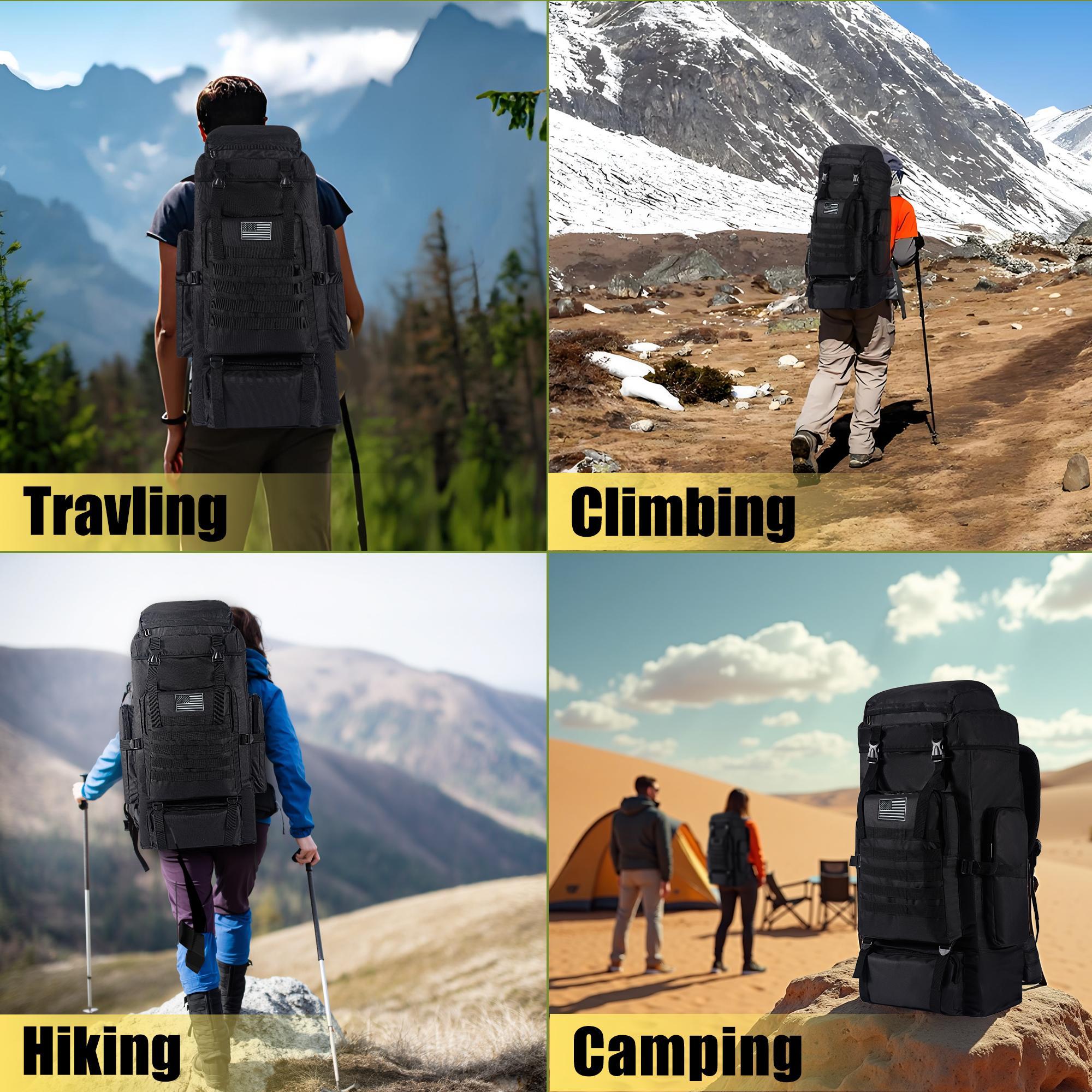70L Professional Hiking Backpa - Outdoor Camping Backpack recension och pris